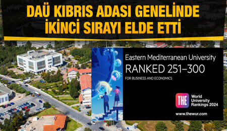 <span style='background-color:#FFFF00;' >DAÜ</span> Times Higher Education alan sıralamasında bu yıl da dünyanın en iyileri arasında