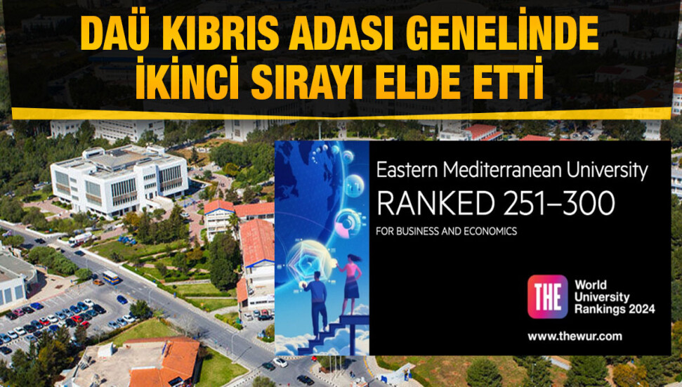 <span style='background-color:#FFFF00;' >DAÜ</span> Times Higher Education alan sıralamasında bu yıl da dünyanın en iyileri arasında
