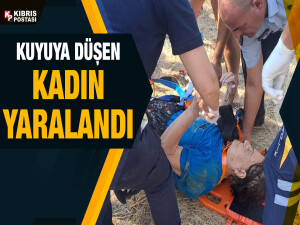 20 metrelik kuyuya düşen kadın yaralandı