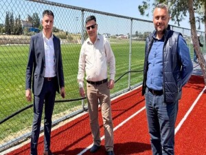 Alayköy Sahası’nda yürüyüş parkuru çalışmaları başladı