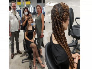 Taner Akcan Çıraklık ve Yetişkin Merkezi öğrencilerinden saç gösterisi