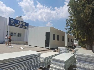 AYK: Lefke Gazi Lisesi restorasyon çalışmaları bilimsel ve sistematik şekilde sürüyor