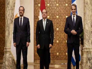 Hristodulidis, Mitsotakis ve Sisi: Kıbrıs sorununun çözümü bölgesel istikrara katkı sağlayacak
