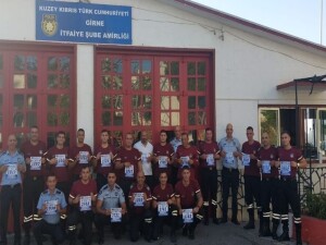 Girne İtfaiyesi, Yarı Maraton Halk Koşusu’na kayıt yaptırdı