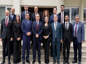 GİKAD ve TÜRKONFED heyeti, Lefkoşa Büyükelçiliği’ni ziyaret etti