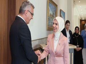 Tufan Erhürman, Mahinur Göktaş’ı kabul etti: Sosyal hizmetler alanında iş birliği ele alındı