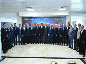 Mahmut Özçınar, Türk Dünyası Belediyeler Birliği Yönetim Kurulu Toplantısı'na katıldı