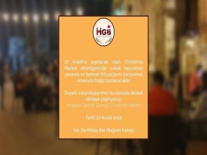 Mağusa Gençlik Birliği’nden Cumartesi günü sokak hayvanları için Christmas Market!