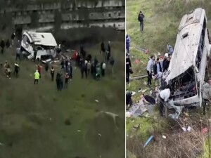 Esenyurt'ta işçi servis aracı şarampole yuvarlandı: 5 kişi hayatını kaybetti, 6 kişi yaralandı