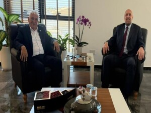 KSTÜ Genel Sekreteri Paşa, Özçınar’ı ziyaret etti: Üniversitenin yeni vizyonu Güzelyurt’a değer katacak