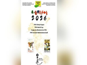 Posta Dairesi 2026 FIFA Dünya Kupası temalı pul serisini satışa sunuyor