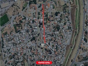 Gazimağusa Suriçi’nde Mahmut Celaleddin Sokak trafiğe kapatıldı