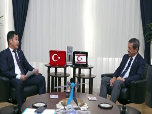 Ertuğruloğlu, TÜRKPA heyetini kabul etti