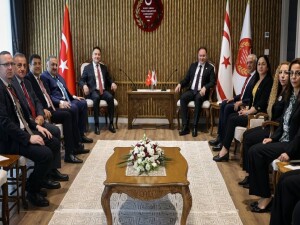 Öztürkler DEVA Partisi heyetini kabul etti: Kıbrıs davası konusunda ortak duruş en büyük gücümüz