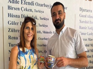 Ressam Zühre Özkaraman Özbekistan’da düzenlenen uluslararası sanat çalıştayına katıldı