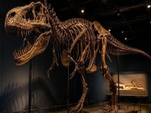 ABD'deki müzayedede T-rex iskeleti 50,1 milyon dolara satılarak rekor kırdı