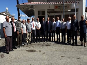 Ziya Öztürkler, Türk Barış Kuvvetleri Gaziler Derneği Güzelyurt Şubesi’ni ziyaret etti