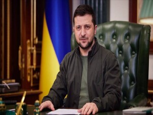 Volodimir Zelenskiy: Kiev'in neredeyse yüzde 60'ı elektriksiz, ısıtma yok
