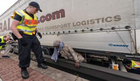 Almanya'da bir TIR’ın soğuk hava dorsesinde '24’ü Türk' 31 kaçak göçmen yakalandı