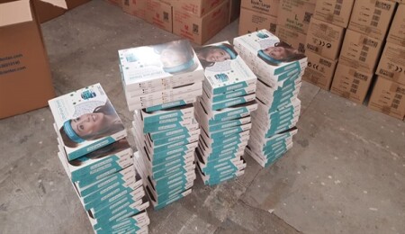 20 aspiratör, 15 bin yüz siperi ve 1 biyokabin Sağlık Bakanlığı’na teslim edildi