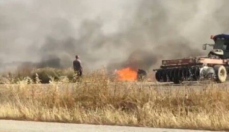 İskele bölgesinde 2 gündür yangınların ardı arkası kesilmiyor