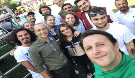 DAÜ Sinema Kulübü'nden “Müstakbel Damat” setine ziyaret