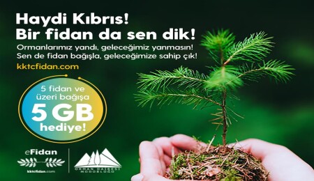 E-fidan projesi halkın katılımıyla büyüyor, 3 günde 15 bin fidan bağışı yapıldı