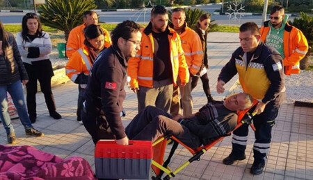 Hastaneye kaldırılan CAS çalışanı tedavisinin ardından yine eylem alanında