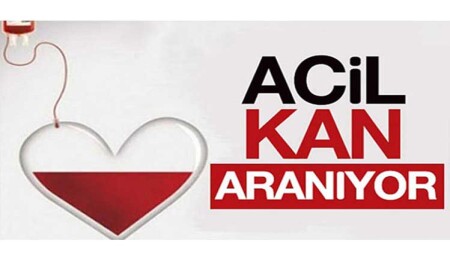 Acil kan aranıyor!