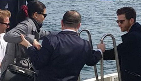 Adriana Lima ile Metin Hara Boğaz turunda