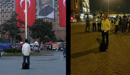 Herkes "duran adam"ı konuşuyor!