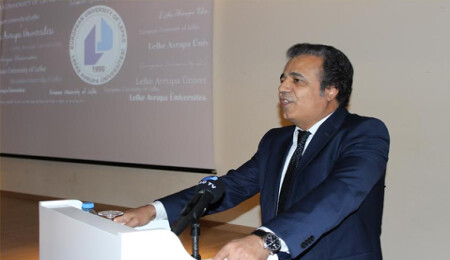 Uluslararası Üniversiteler Konseyi Kurucu Başkanı LAÜde konferans verdi