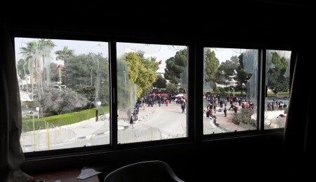 Afrika Gazetesi önündeki protestoların dozu kaçtı