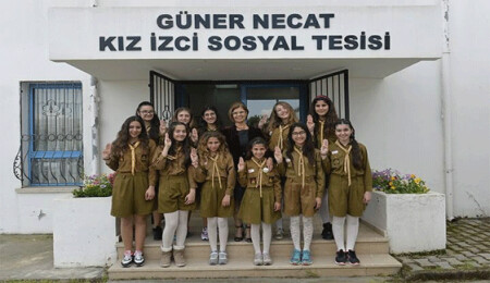 Meral Akıncı Güner Nejat Kız İzci Tesisleri'nin açılışını yaptı