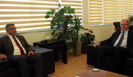 Kıbrısın Almanya Büyükelçisi Nikolai Von Schoepff Arteri ziyaret etti