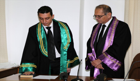 Peri Hakkı, Katip Kır, Gökan Asafoulları yemin ederek görevlerine başladı