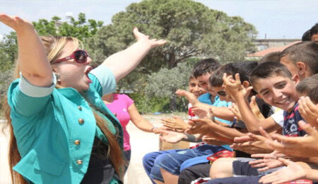 Dünya Çocuk Günü kutlamaları kapsamında Limasol Sosyal Sorumluluk Kurumu İskele'deydi