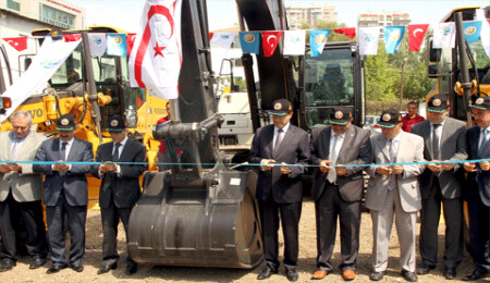 KKTC'ye hibe edilen araçlar teslim alındı