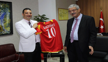 Kalyoncu, GAÜ ÇTSK Yönetim Kurulu'nu kabul etti