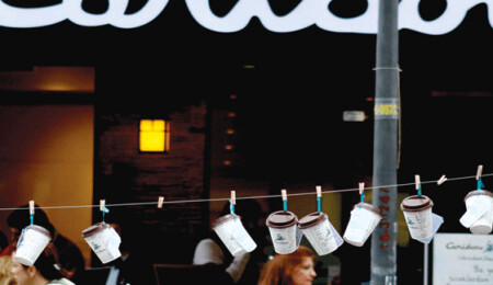 Güney'de bazı kafeteryalarda "Askıda kahve ve sandviç" uygulaması başlatıldı