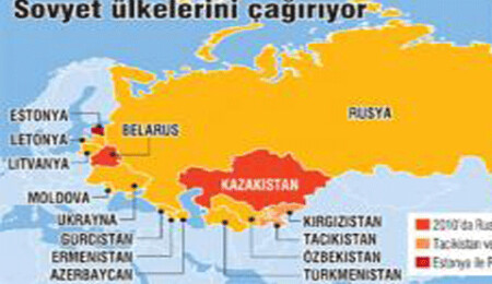 Avrasya Birliği Projesi'nin ilk adımı bugün hayata geçti