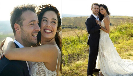 Azra Akın ile Atakan Koru evlendi