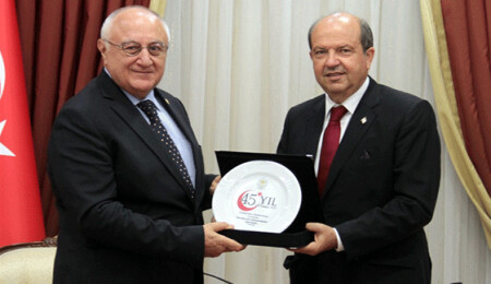 Başbakan Tatar, İyi Parti Başkan Yardımcısı Erozan'ı kabul etti