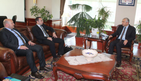 Bayındırlık ve Ulaştırma Bakanlığı heyetinden Ankara Büyükşehir Belediyesi'ne ziyaret