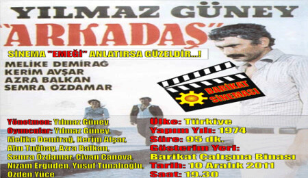Barikat Sinema Kulübü'nden "Ardadaş"