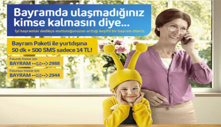 Kuzey Kıbrıs Turkcell'den 14 TL'lik bayram paketi