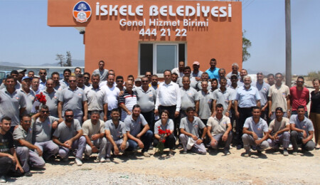 İskele Belediyesinde sıcak havadan dolayı mesai saatleri değiştirildi