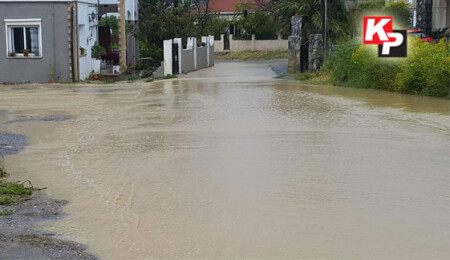 Boğaz  Dikmen arası sağanak yağış etkisi altında