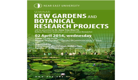 Uzman botanikçi Dr. Anna Trias Blasi YDÜ'de seminer verecek