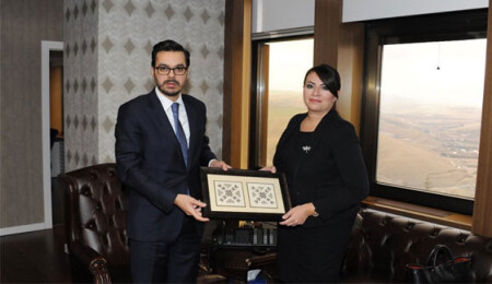 BRTK Müdürü Aysu Basri Akter, TRT Genel Müdürü İbrahim Eren ile görüştü